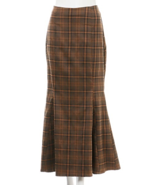 MLI'A（エムリア）の「チェック柄／マーメイド／スカート（スカート・レディース・ベージュ系4/ブラウン系その他2/ネイビー系2・FREE）」の14枚目の写真