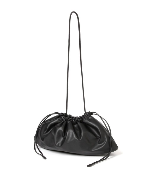 LEPSIM（レプシィム）の「ワイド巾着ショルダーバッグ　255491（ショルダーバッグ・レディース・ベージュ/イエロー/ブラック・ONE SIZE）」の11枚目の写真