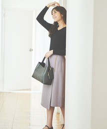 【貴島明日香コラボ】アシンメトリーファスナースカート