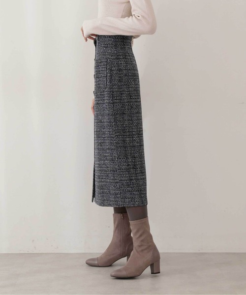 PROPORTION BODY DRESSING（プロポーションボディドレッシング）の「ツイードタイトスカート / 1211220103（スカート・レディース・ピンク/グレー/ブラック/ブルー/グレー系その他/ブラック系その他/ピンク系その他・SMALL/MEDIUM/P/S）」の15枚目の写真