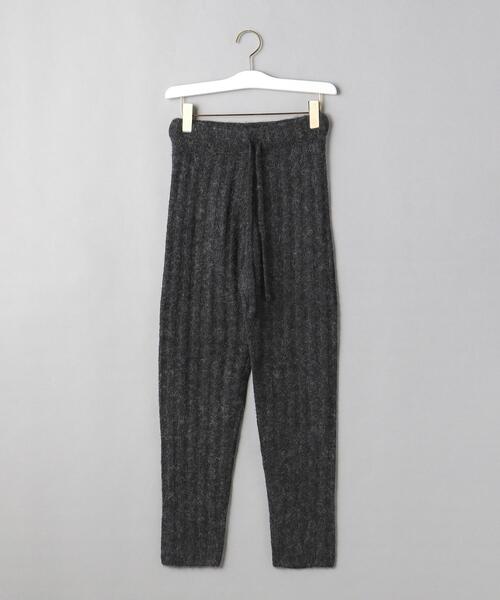 AURALEE(オーラリー)の「<AURALEE>ワイドリブ ニット パンツ Ψ(その他パンツ・レディース・ダークグレー・1)」の1枚目の写真