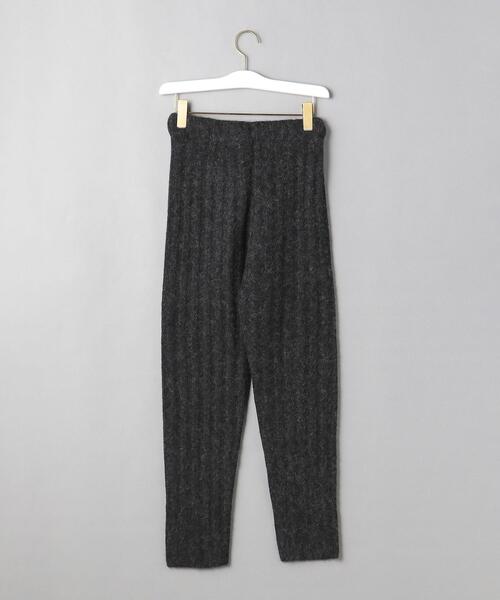 AURALEE(オーラリー)の「<AURALEE>ワイドリブ ニット パンツ Ψ(その他パンツ・レディース・ダークグレー・1)」の2枚目の写真