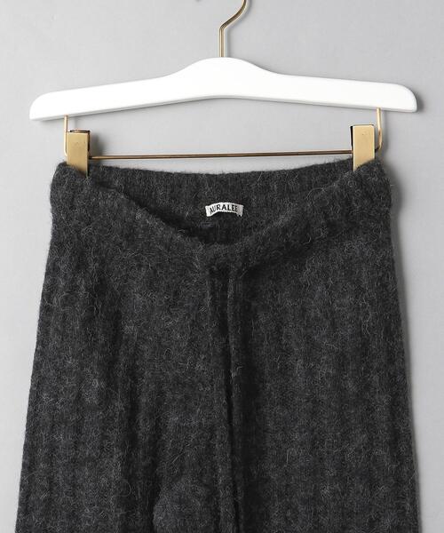 AURALEE(オーラリー)の「<AURALEE>ワイドリブ ニット パンツ Ψ(その他パンツ・レディース・ダークグレー・1)」の3枚目の写真
