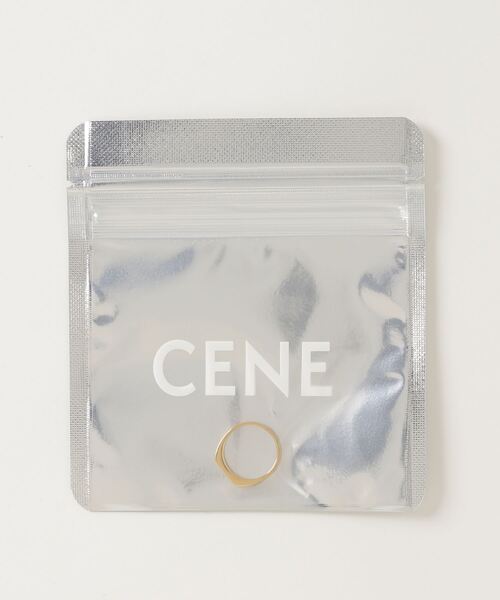 CENE（セネ）の「【CENE】セネ/ナロースクエアリング（リング・レディース・ゴールド・#11/#13/#9）」の8枚目の写真