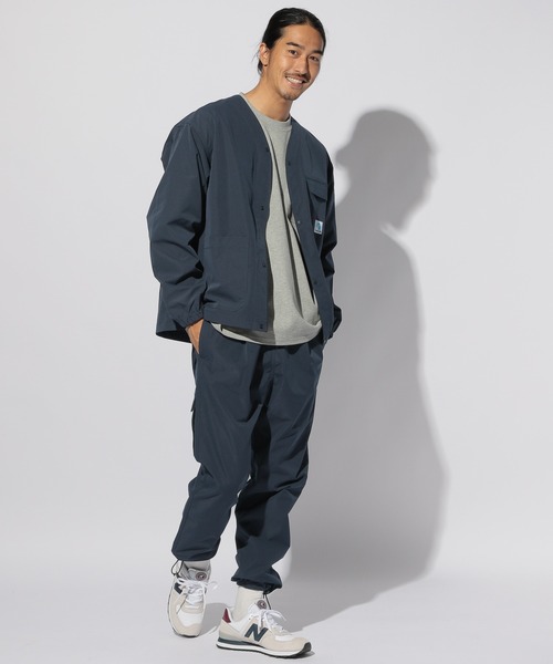 CAPTAIN STAG(キャプテンスタッグ)の「【CAPTAIN STAG(キャプテンスタッグ)×BAYFLOW】リップストップブルゾン(ブルゾン・メンズ・ネイビー/モカ・MEDIUM/LARGE)」の4枚目の写真