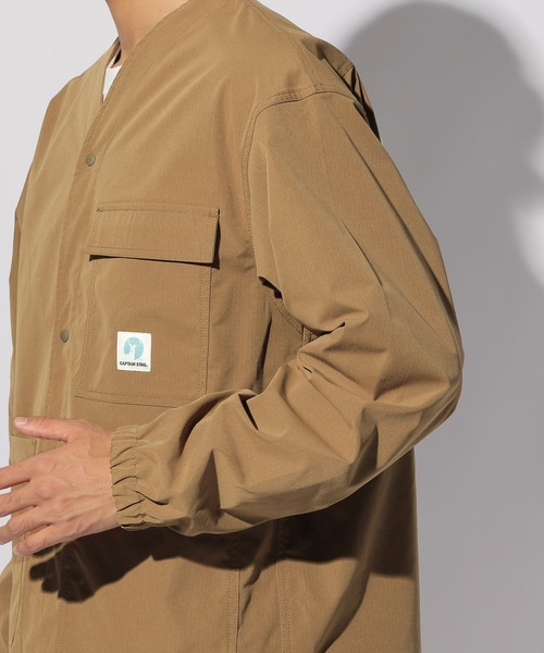 CAPTAIN STAG(キャプテンスタッグ)の「【CAPTAIN STAG(キャプテンスタッグ)×BAYFLOW】リップストップブルゾン(ブルゾン・メンズ・ネイビー/モカ・MEDIUM/LARGE)」の8枚目の写真