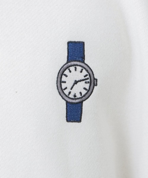 PairPair（ペアペア）の「カップル絵合わせプリントスウェット(ユニセックス)（スウェット・レディース・ブラウン/アイボリー/ホワイト系その他/ブラウン系その他/ブルー系その他/グレイッシュブルー・FREE）」の11枚目の写真