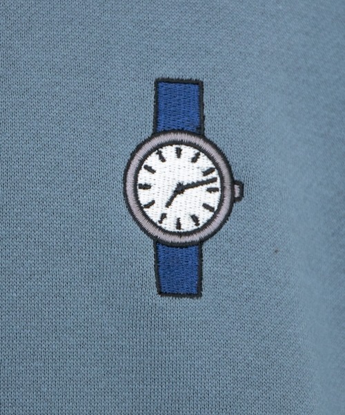 PairPair（ペアペア）の「カップル絵合わせプリントスウェット(ユニセックス)（スウェット・レディース・ブラウン/アイボリー/ホワイト系その他/ブラウン系その他/ブルー系その他/グレイッシュブルー・FREE）」の12枚目の写真