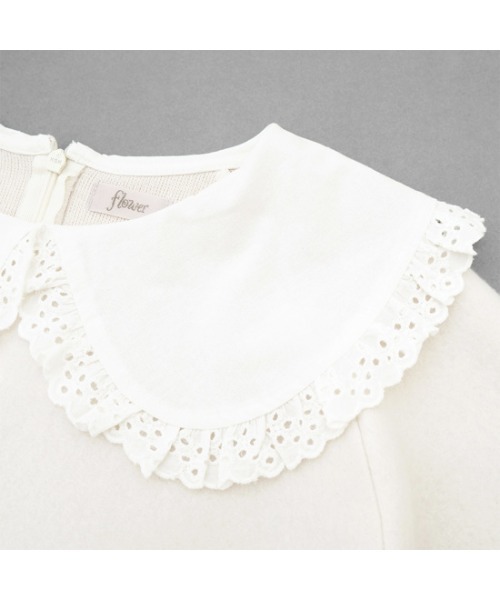 flower(フラワー)の「レーシーカラートップ(ニット/セーター・レディース・ホワイト/グレー・FREE)」の22枚目の写真