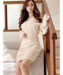 RESEXXY | ドルマンミニニットワンピース(ワンピース)