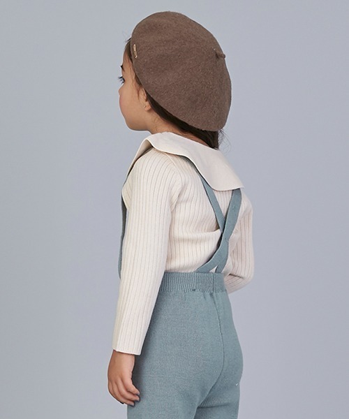 petit main（プティマイン）の「【リンク】衿ニット（ニット/セーター・キッズ・ライトグリーン/ピンク/キナリ・100cm/110cm/90cm/80ｃｍ/130cm/120cm）」の17枚目の写真