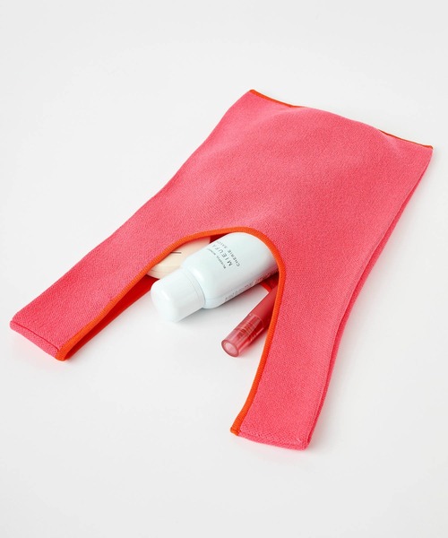 forksy.（フォルクシー）の「【forksy.】アソートニットマルシェバッグ チェッカー/カラー配色（トートバッグ・レディース・ライトブルー/ブラック/ピンク/ライム/グリーン/アイボリー/イエロー系その他/オレンジ・FREE）」の10枚目の写真