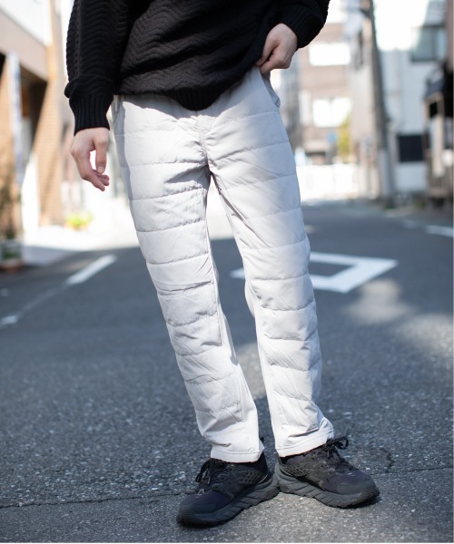 Beno(ビーノ)の「ホリゾンタルキルトダウン レギュラーテーパードシルエット ダウンパンツ(スウェットパンツ・メンズ・チャコールグレー/ブラック/ベージュ/ネイビー/カーキ/カモフラージュ/ライトグレー・LL/M/L)」の20枚目の写真