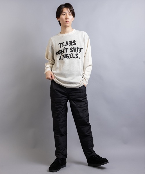 Beno(ビーノ)の「ホリゾンタルキルトダウン レギュラーテーパードシルエット ダウンパンツ(スウェットパンツ・メンズ・チャコールグレー/ブラック/ベージュ/ネイビー/カーキ/カモフラージュ/ライトグレー・LL/M/L)」の18枚目の写真