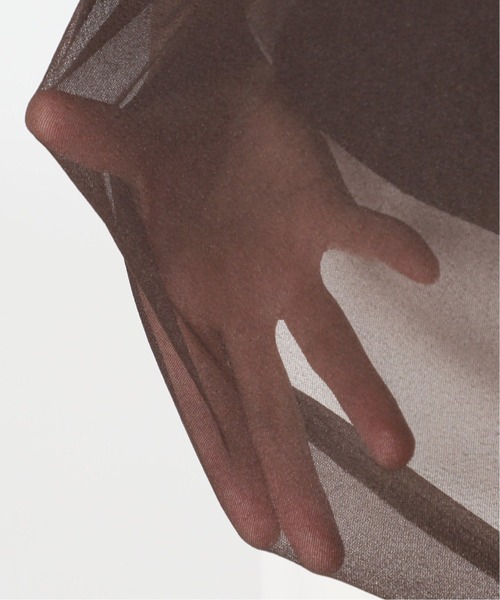 Noble（ノーブル）の「シアスキニーハイネックトップス2◆（Tシャツ/カットソー・レディース・ベージュ/ブラウン/グリーン・FREE）」の20枚目の写真