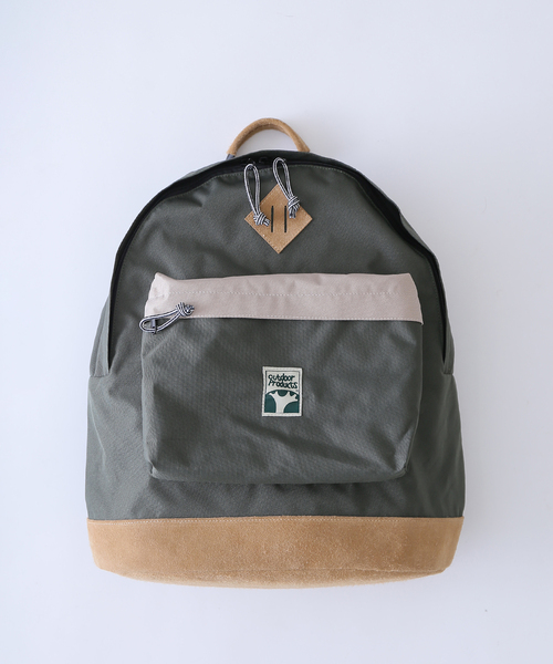 OUTDOOR PRODUCTS（アウトドアプロダクツ）の「【OUTDOOR PRODUCTS/アウトドアプロダクツ】別注 TREETAG DAYPACK（バックパック/リュック・メンズ・ネイビー/レッド/グリーン・FREE）」の2枚目の写真