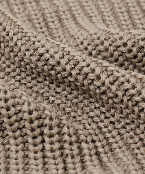 Fashion Letter（ファッションレター）の「ビッグシルエットボリュームスリーブニットカーディガン（カーディガン/ボレロ・レディース・モカ/ブラック・LL～3L/M～Ｌ/4L～5L）」の9枚目の写真