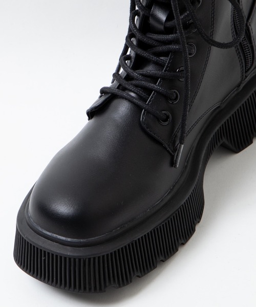WEGO（ウィゴー）の「WEGO/ボリュームブーツ（ブーツ・レディース・ブラック/ブラック系その他・MEDIUM/LARGE）」の16枚目の写真