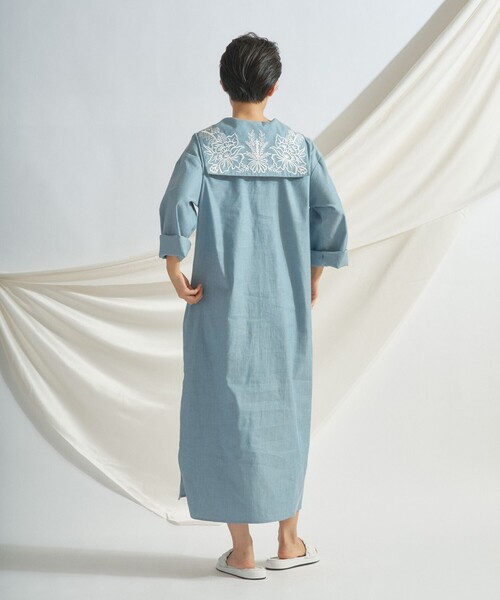 現行近年 GRACE CONTINENTAL セーラーカラー刺繍ワンピース 22ss 美品