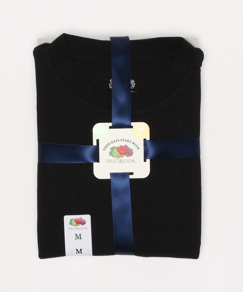 FRUIT OF THE LOOM(フルーツオブザルーム)の「ワッフル クルーネックルームウェアクルー / ワンマイルウェア / パジャマセット ルームセット セットアップ 上下2点セット / ギフト プレゼント(ルームウェア/パジャマ・メンズ・ホワイト/ブラック/ネイビー/グレー・LL/M/L)」の6枚目の写真