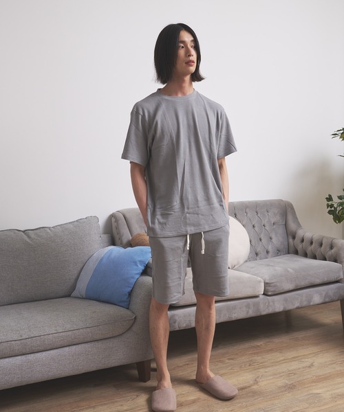 FRUIT OF THE LOOM(フルーツオブザルーム)の「ワッフル クルーネックルームウェアクルー / ワンマイルウェア / パジャマセット ルームセット セットアップ 上下2点セット / ギフト プレゼント(ルームウェア/パジャマ・メンズ・ホワイト/ブラック/ネイビー/グレー・LL/M/L)」の15枚目の写真