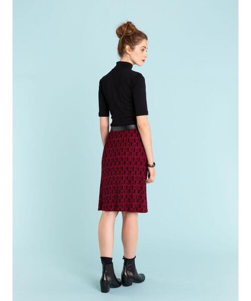 agnes b.(アニエスベー)の「コットン 半袖 ハイネックTシャツ ”Vian”(Tシャツ/カットソー・レディース・ブラック・2/3/1)」の13枚目の写真