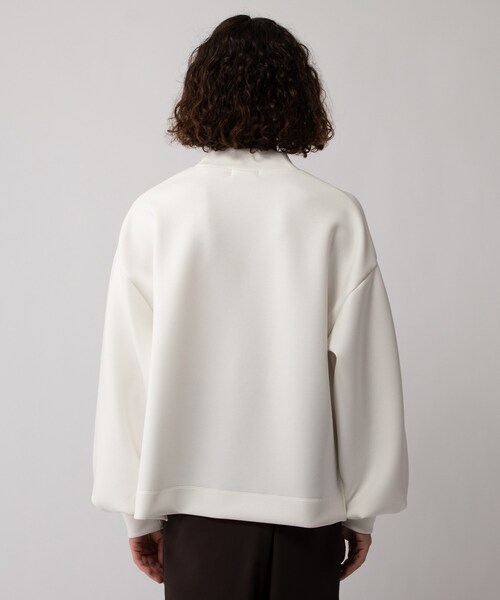 tk.TAKEO KIKUCHI（ティーケータケオキクチ）の「◆ボリュームスリーブカットソー（ユニセックスアイテム）（Tシャツ/カットソー・メンズ・ブラック/ダークグリーン/ベージュ/オフホワイト・88/66）」の8枚目の写真