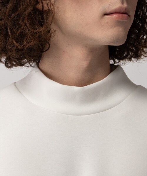 tk.TAKEO KIKUCHI（ティーケータケオキクチ）の「◆ボリュームスリーブカットソー（ユニセックスアイテム）（Tシャツ/カットソー・メンズ・ブラック/ダークグリーン/ベージュ/オフホワイト・88/66）」の9枚目の写真