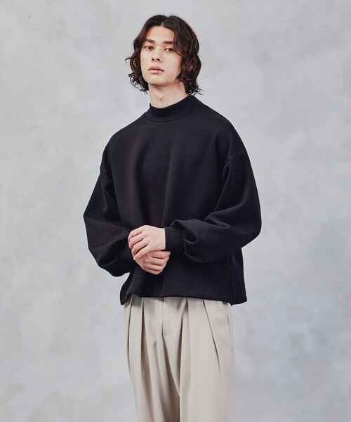 tk.TAKEO KIKUCHI（ティーケータケオキクチ）の「◆ボリュームスリーブカットソー（ユニセックスアイテム）（Tシャツ/カットソー・メンズ・ブラック/ダークグリーン/ベージュ/オフホワイト・88/66）」の22枚目の写真