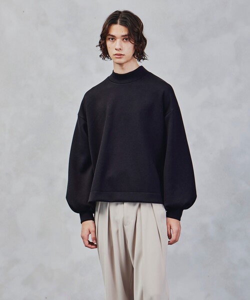 tk.TAKEO KIKUCHI（ティーケータケオキクチ）の「◆ボリュームスリーブカットソー（ユニセックスアイテム）（Tシャツ/カットソー・メンズ・ブラック/ダークグリーン/ベージュ/オフホワイト・88/66）」の21枚目の写真