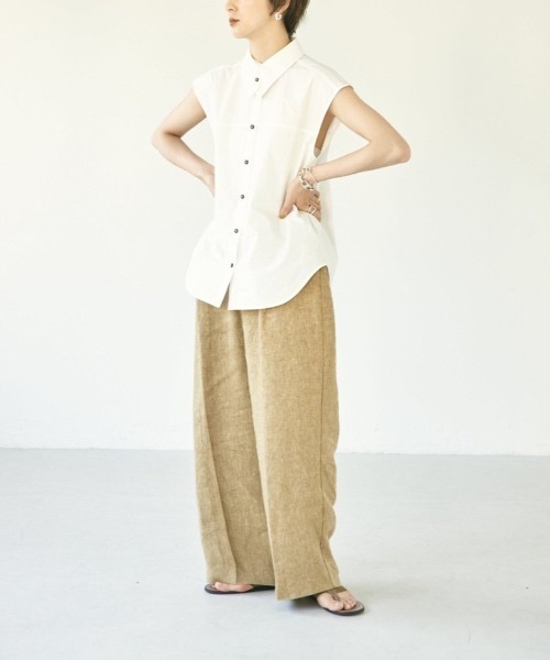 TODAYFUL(トゥデイフル)の「TODAYFUL(トゥデイフル) "Flat Tong Sandals"フラットトングサンダル/12211008(サンダル・レディース・ブラック/キャメル/キナリ・38/36/37)」の22枚目の写真