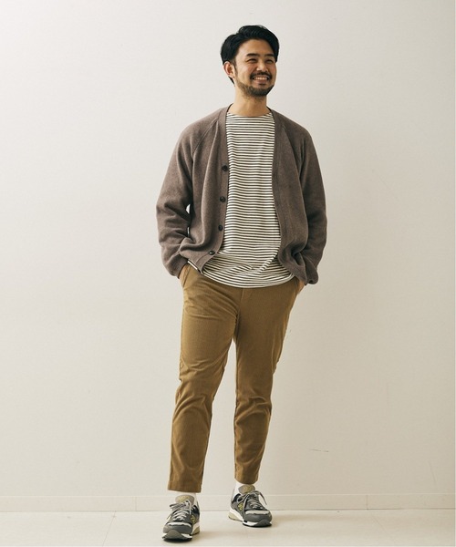 417 EDIFICE（フォーワンセブンエディフィス）の「コットンカシミヤカーディガン（カーディガン/ボレロ・メンズ・チャコールグレー/ブラック/ブラウン/グリーン・SMALL/MEDIUM/LARGE）」の5枚目の写真