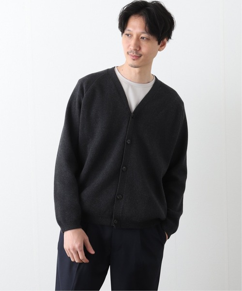 417 EDIFICE（フォーワンセブンエディフィス）の「コットンカシミヤカーディガン（カーディガン/ボレロ・メンズ・チャコールグレー/ブラック/ブラウン/グリーン・SMALL/MEDIUM/LARGE）」の9枚目の写真