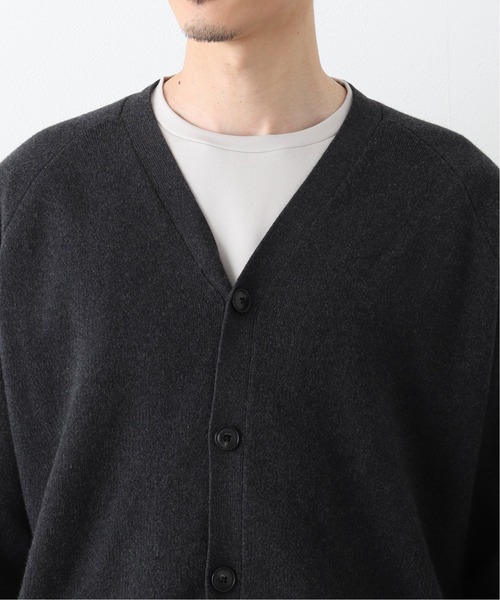 417 EDIFICE（フォーワンセブンエディフィス）の「コットンカシミヤカーディガン（カーディガン/ボレロ・メンズ・チャコールグレー/ブラック/ブラウン/グリーン・SMALL/MEDIUM/LARGE）」の15枚目の写真