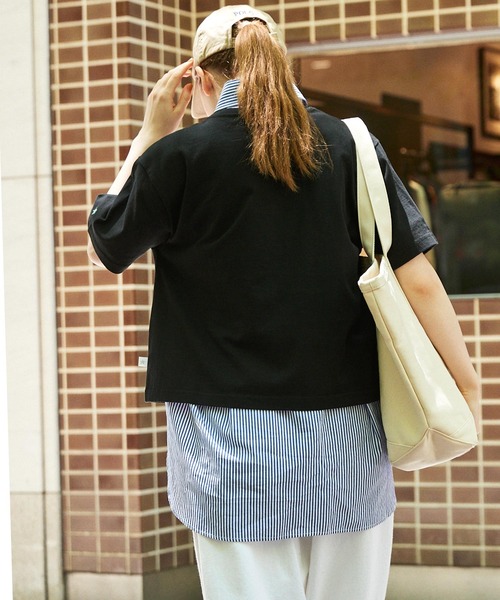 STONE *優雅なスタイルを*ラバー コンパスロゴ Tシャツ WEGOコラボ】 ラヴィ TomGirl Tシャツ | old,Tシャツ | #コンパ