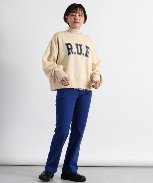 cepo(セポ)の「ロゴスウェットカーデ 2WAY(スウェット・レディース・ベージュ/ネイビー/グレー・M)」の15枚目の写真