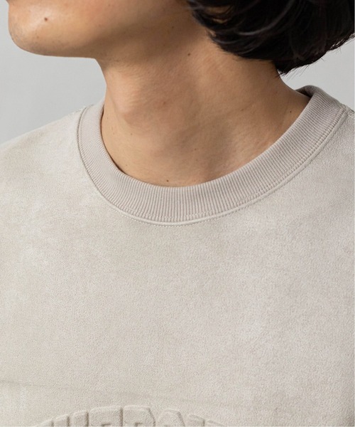 EDIFICE（エディフィス）の「【IVY LEAGUE by EDIFICE】フェイクスウェード スウェット（スウェット・メンズ・ネイビー/ブラウン/グレー・SMALL/MEDIUM/LARGE）」の8枚目の写真