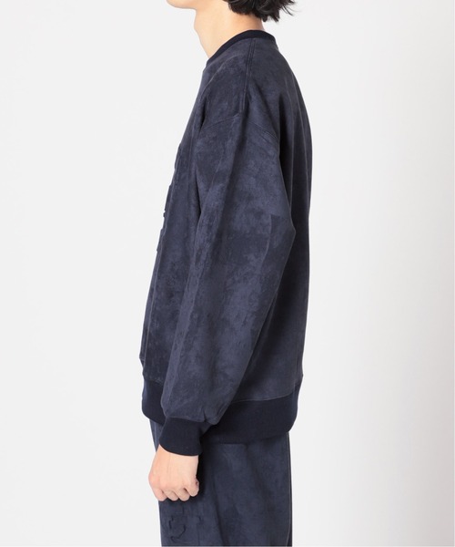 EDIFICE（エディフィス）の「【IVY LEAGUE by EDIFICE】フェイクスウェード スウェット（スウェット・メンズ・ネイビー/ブラウン/グレー・SMALL/MEDIUM/LARGE）」の18枚目の写真