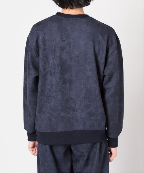 EDIFICE（エディフィス）の「【IVY LEAGUE by EDIFICE】フェイクスウェード スウェット（スウェット・メンズ・ネイビー/ブラウン/グレー・SMALL/MEDIUM/LARGE）」の19枚目の写真