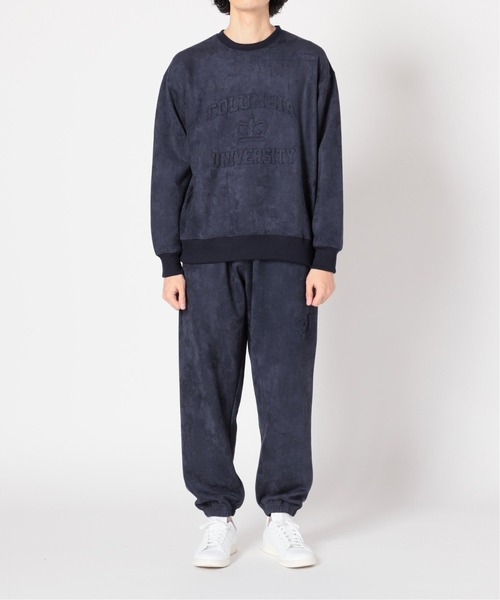 EDIFICE（エディフィス）の「【IVY LEAGUE by EDIFICE】フェイクスウェード スウェット（スウェット・メンズ・ネイビー/ブラウン/グレー・SMALL/MEDIUM/LARGE）」の20枚目の写真