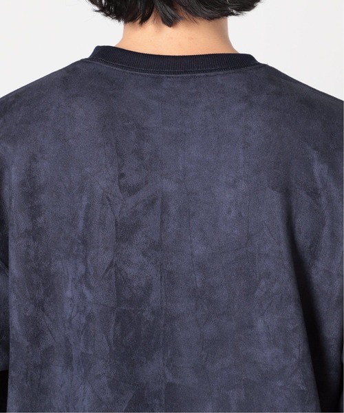 EDIFICE（エディフィス）の「【IVY LEAGUE by EDIFICE】フェイクスウェード スウェット（スウェット・メンズ・ネイビー/ブラウン/グレー・SMALL/MEDIUM/LARGE）」の21枚目の写真