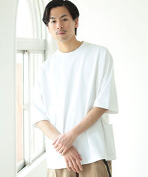 BEAMS | BEAMS / サイドポケット ビッグ Tシャツ(Tシャツ/カットソー)