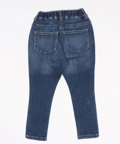 LOWRYS FARM（ローリーズファーム）の「デニムストレッチパンツ＊　261908（デニムパンツ・キッズ・ネイビー/ブルー・110cm/120cm/130cm/140cm/150cm）」の3枚目の写真