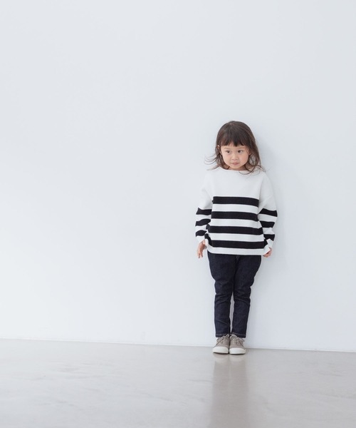 LOWRYS FARM（ローリーズファーム）の「デニムストレッチパンツ＊　261908（デニムパンツ・キッズ・ネイビー/ブルー・110cm/120cm/130cm/140cm/150cm）」の14枚目の写真