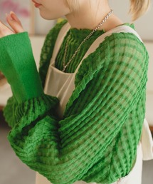 Kastane | 【カタログ掲載アイテム】シアージャガードニット(ニット/セーター)