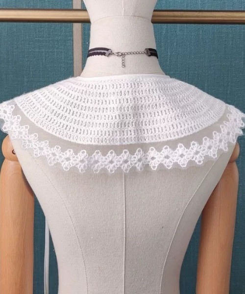 TONE SELECT GOODS（トーンセレクトグッズ）の「【gratin】フェイクカラー　付け襟（付け襟・レディース・ホワイト・FREE）」の3枚目の写真