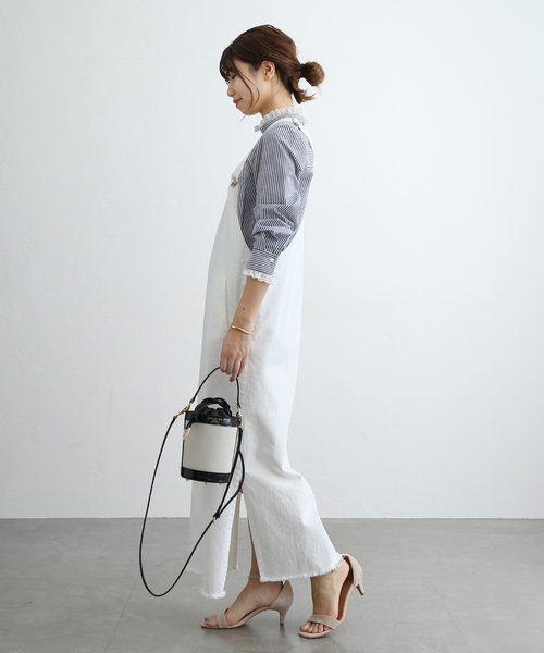 La TOTALITE(ラトータリテ)の「【CHRISTIAN VILLA /クリスチャンヴィラ】コンビ 2WAY BAG◆(ショルダーバッグ・レディース・ブラック/ベージュ/パープル・FREE)」の9枚目の写真