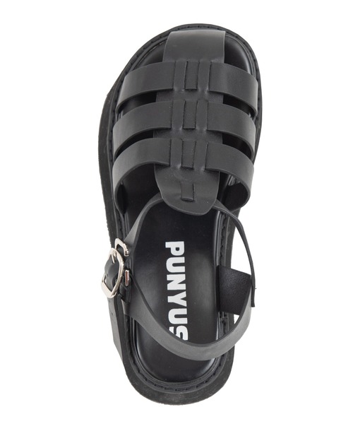 PUNYUS(プニュズ)の「グルカサンダル(サンダル・レディース・ブラック・1/2/3/4)」の6枚目の写真