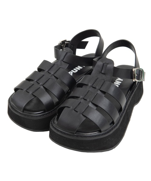 PUNYUS(プニュズ)の「グルカサンダル(サンダル・レディース・ブラック・1/2/3/4)」の7枚目の写真