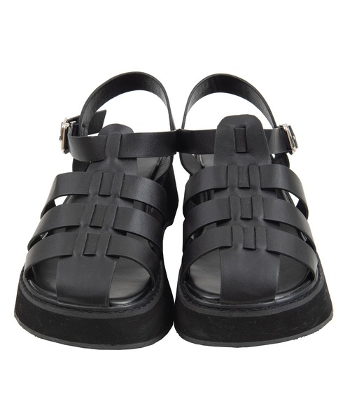 PUNYUS(プニュズ)の「グルカサンダル(サンダル・レディース・ブラック・1/2/3/4)」の8枚目の写真